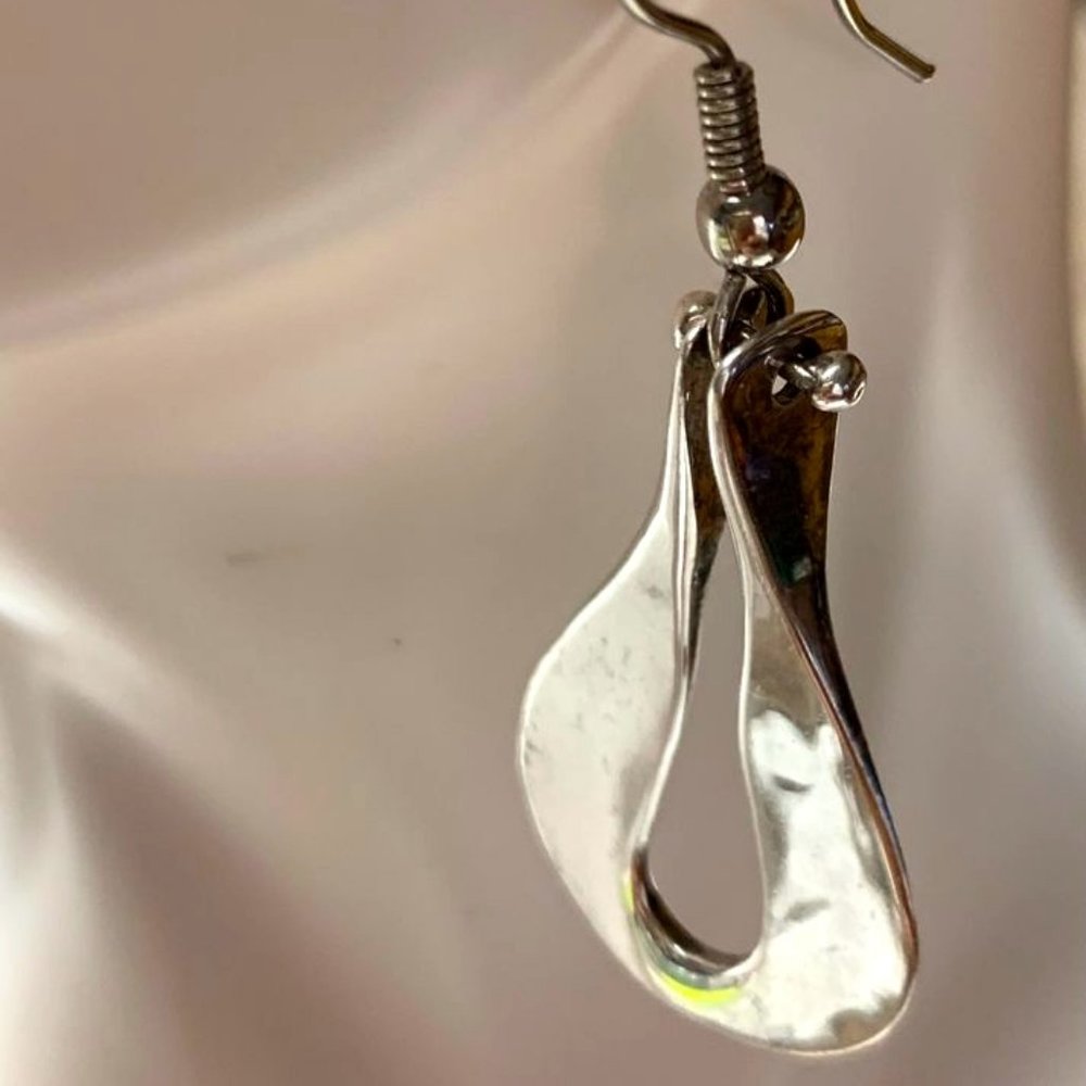 925 Ster. AMD Articulated Earrings - Taxco, México - Picture 4 of 8